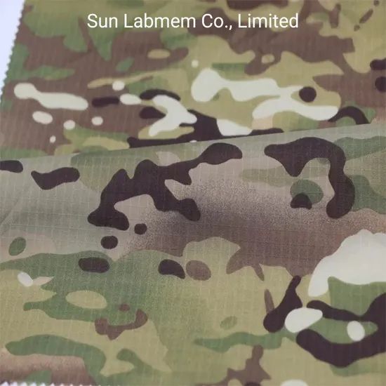 Camouflage Printed Nylon Ripstop Fabric - Image 6