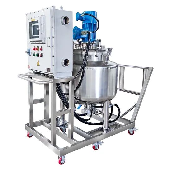 Korean Chemical Small Steam Heating Cosmetics High Speed Dispersion Mixing Tank - Image 2