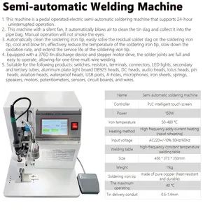 DC Plug Soldering Machine Semi Automatic USB Spot Power Socket Welding Wires Electronic Factory Maker Machine - Image 3