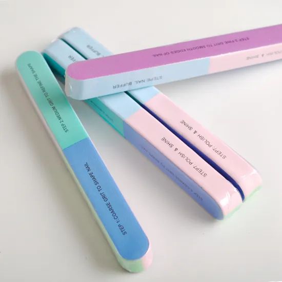 SK-RH Sponge Nail Files Green Blue 18x2x1.5cm MOQ100 15D MOQ 100PCS Trademark SK Model NO. SK-RH Material Sponge Function Nail Polish - Image 3
