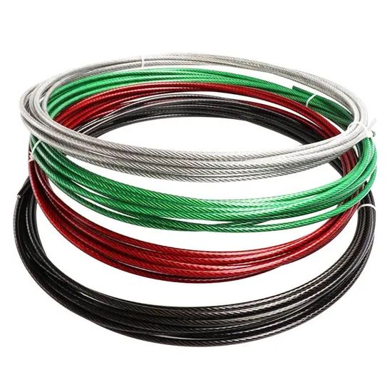 3mm Speed Jump Rope Color PVC Coated Galvanized Steel Wire Rope - Image 2