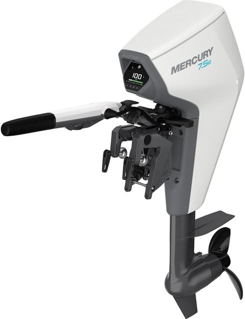 Mercury Avator 7.5e Tiller Electric Outboard Motor Kit, 25" Shaft - Image 4