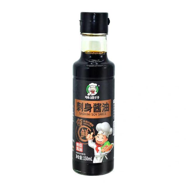 sashimi soy sauce Packaging carton Weight (kg) 150ml Manufacturer CHINA Quality First grade Shelf Life 24 months Place of Origin CHINA - Image 1