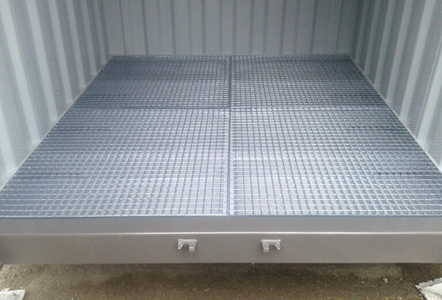 20ft x 8ft Bunded Store with Open Mesh Floor for Secure Industrial Storage - Image 4