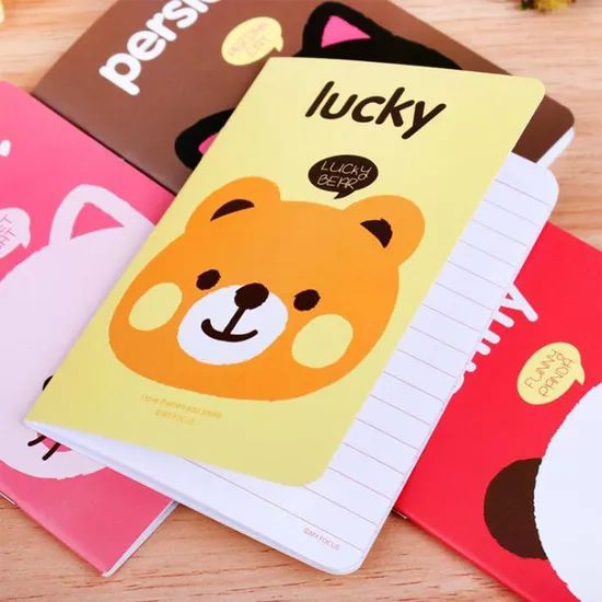 Promotional Cartoon Mini Notebook Custom Student Memo Pad Size Mini Style Mini Model NO. 50113 Trademark BECOL Color Multi - Image 4