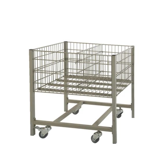 Supermarket Equipment Trolley Wire Mesh Cage Promotion Table - Image 2
