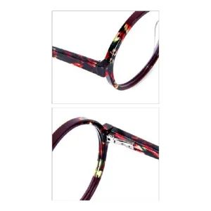 Boa-1177 High Quality Circular Optical Acetate Eyewear Circular Eyeglass Frames - Image 2