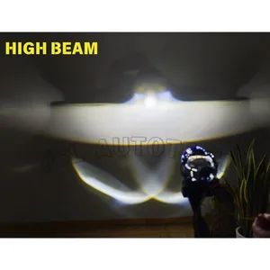 LED Triple Spot Light Bi-LED Headlight Dual Beam Auto Light Lumens 8000 Voltage 12V Power 55/65W Material LED MOQ 10 - Image 5