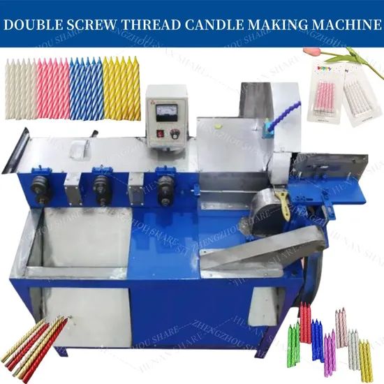 Commercial Screw Candle Machine Automatic Screw Birthday Candle Making Machine Wax Candle Making Machines for Sale - Image 2