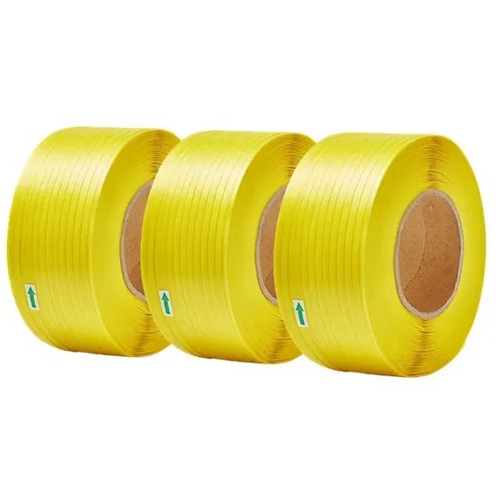 Plastic Belt PP Strapping Band Polypropylene Strap Cost Low MOQ 1 Roll Material PP Sample Free Width 5~19mm Origin China - Image 4