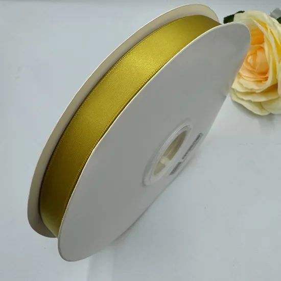 Wholesale 100 Polyester 15 mm Vanilla Satin Ribbon Roll - Image 6