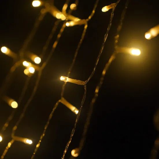 Christmas Decorations Waterfall LED String Lights Outdoor Courtyard Festival Solar Star Fairy Waterflow String Light - Image 4