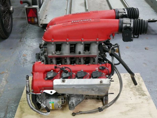 2004-09 Ferrari F430 Complete Engine F136E Year 2004 Engine Model F136e Vehicle Model Ferrari F430 Transport Means Freight Train, Ship, Trucks and Cars - Image 3