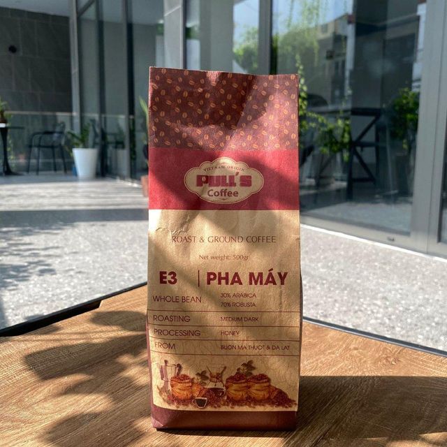 Pull’s Coffee E3 Espresso Blend – Vietnamese Ground Coffee, 70% Robusta & 30% Arabica - Image 4