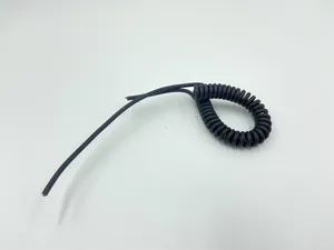 Spring Spiral Cable Retractable Coiled Power Cable in Put AC/DC HS Code 8544421900 Trademark SAISONIC Type-5 Power - Image 2