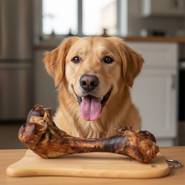 Slow-Baked Marrow Bones for Dogs Chews Flavor Rich Texture Crunchy Technique Slow-Baked Material Marrow Bones Packaging As per request - Image 2