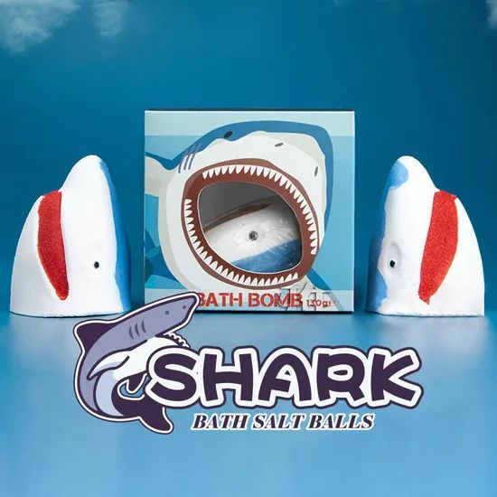 OEM Factory Wholesale Cleaning and Soothing Shark Bath Salt Balls - Image 3