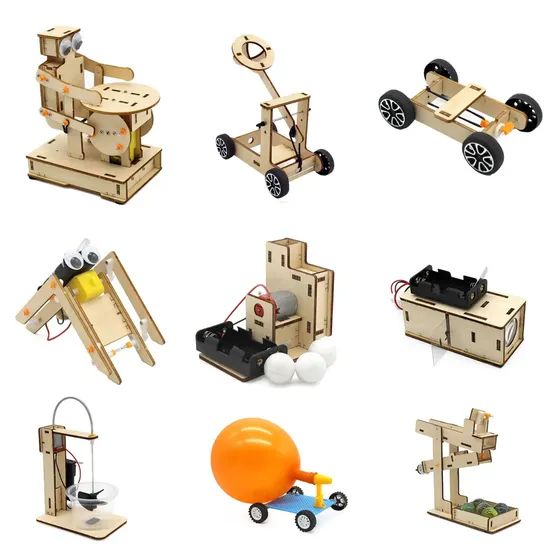 Customized 3D Puzzle DIY Solar Toy Edu Kit Wooden Student Kit MOQ100 1Y - Image 2