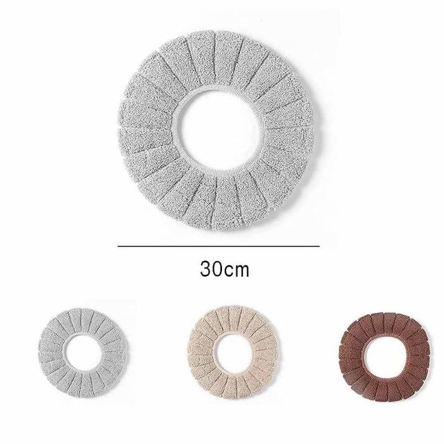 Toilet Seat Cover Pad Shape Round Hygiene Hygienic Size 17 X 14 Inch Durability Durable Texture Super Soft Waterproof - Image 6