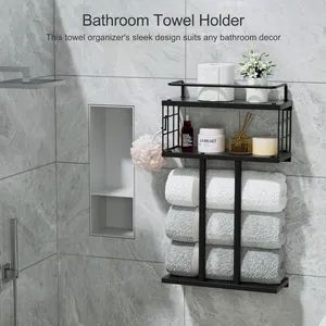 Cross Border Custom Spray Paint Bathroom Towel Racks - Image 3