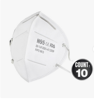 KN95 Face Mask. Cheap Disposable KN95 Face Mask, 5 Layer Cup Dust Safety .Disposable 3 layer facial mask,3 ply masks. - Image 1