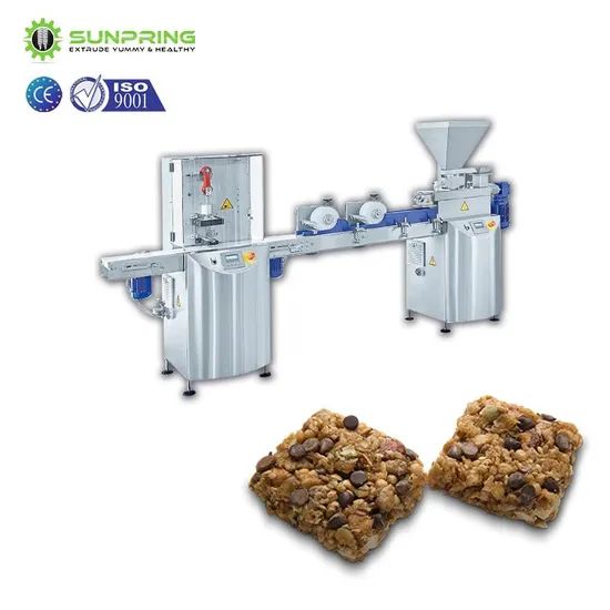 Free Samples Extruded Machine for Protein Bar + Protein Bar Extruding Machine + Granola Cereal Bar Making Line - Image 2