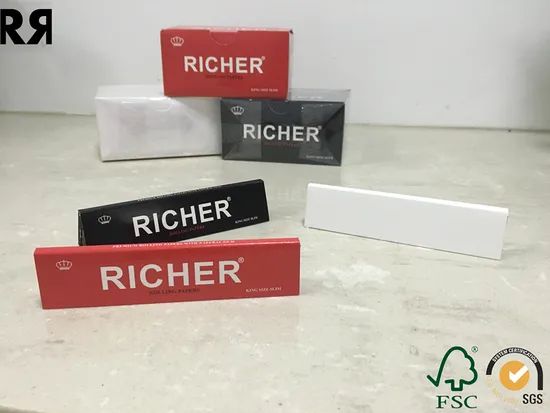 Custom Brand Hemp Rice Virgin Paper 78x44mm Bleached Unbleached Fsc Sgs 50Booklets Carton 1Wk Sample Free - Image 5