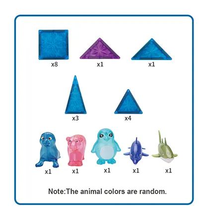 3D Magnet Puzzles Stacking Blocks for Boys Girls Material PP Package Set Origin China Trademark No Model NO. J058 HS Code - Image 3