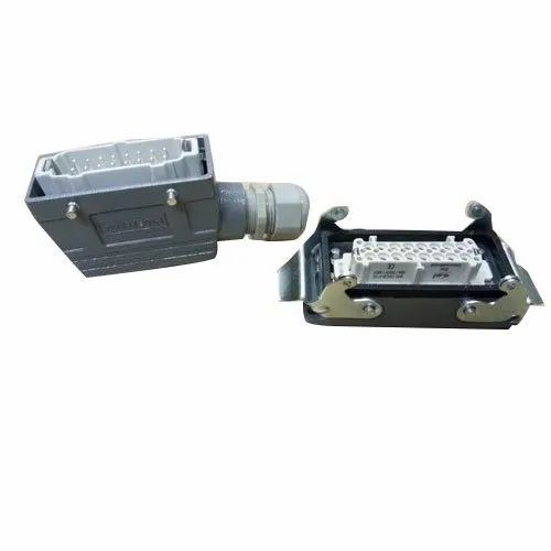 5-48 Pins Mild Steel Rectangular Connector, for Telecom/Data/Network - Image 1