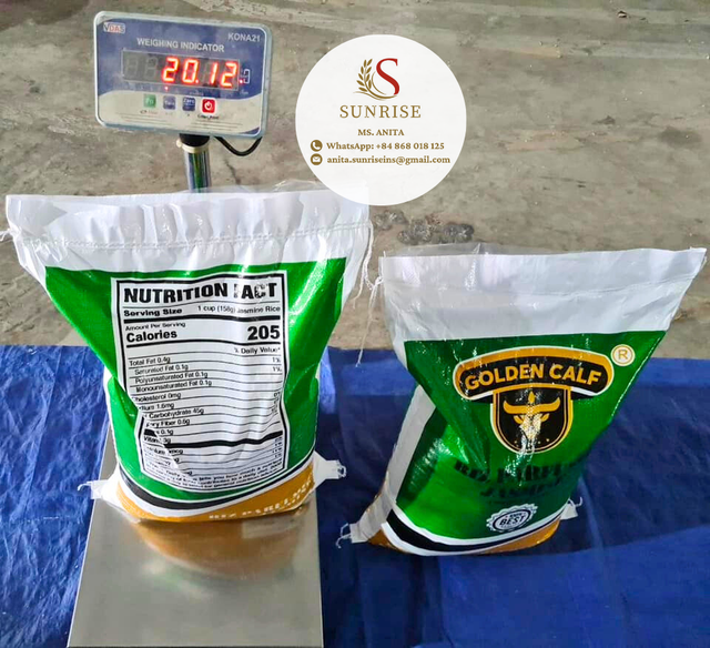 Jasmine Rice Bag 25kg Riz 50kg / Jasmine Rice Wholesale Vietnamese Long Grain White Rice / Rice Jasmin Whatsapp 0084 868018125 - Image 3