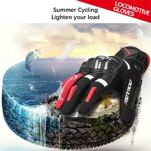 Super Breathable Materials Motorcycle Gloves Origin China Style Striped Gender Unisex Sport Cycling Size M,L,XL,XXL Model NO. - Image 1
