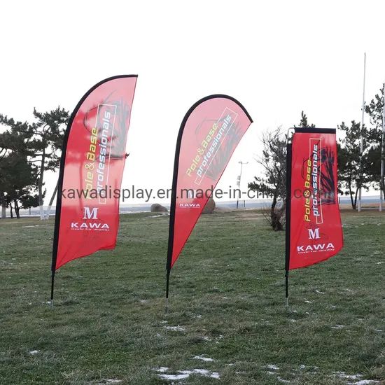 Advertising Flags and Banners Large Beach Flag Cheap Custom Feather Banner - Image 3