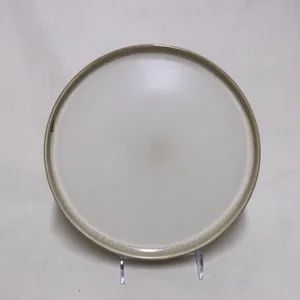 16PCS Stoneware Dinner Set Ceramic Tableware Vertical Line Emboss - Image 2