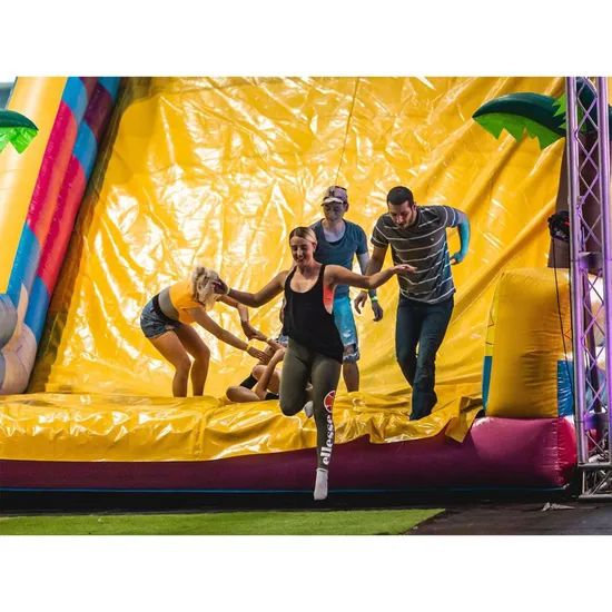 2024 Bouncy Commercial Playground Outdoor Adult Inflatable Obstacle Course for Sale - Image 5