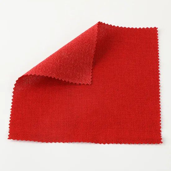 Chinese Inventory Plain Linen Polyester Blended Fabric Sofa Plain Linen Fabric - Image 1