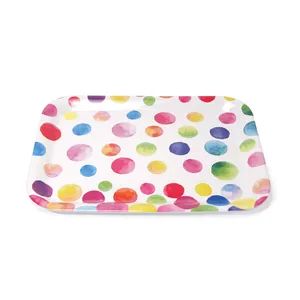 Reusable Melamine Kitchenware Rectangle 15.2''*11.5'' Food Grade Tray - Image 3