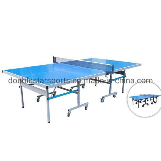 Portable Table Tennis Training Equipment Table with Wheels - Image 5