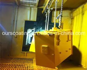Dry Type Paint Spraying Booth for Sale Power 50-200kw Voltage 220-380v Certifications Ce, Iso Color As Per The Client Application Metal - Image 1