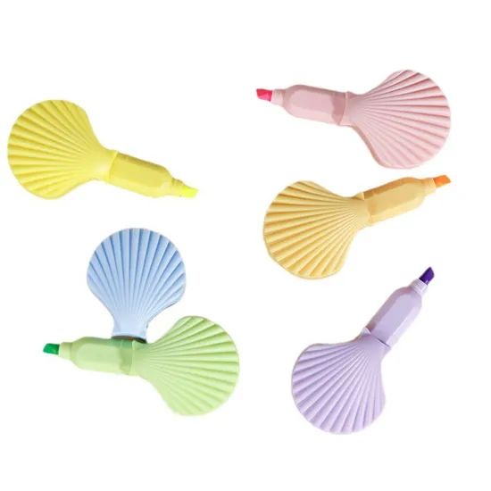 Wholesale Mini Cute Shell Creative Cartoon Highlighter Pen Set (WH 11297J-3XK) - Image 4