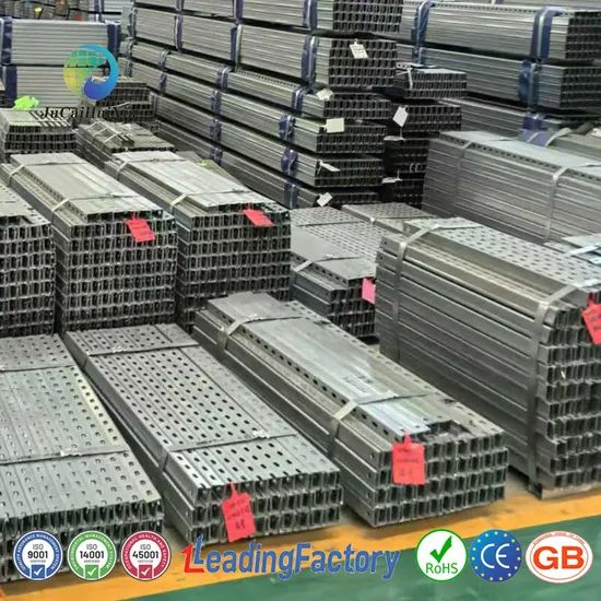 Jchx Wholesale Price U Channel Steel Solar Panel Installation Rails for Purlin - Image 3