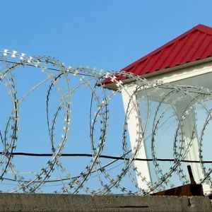 Razor Wire Mesh with Galvanized Barbed Wire - Image 1