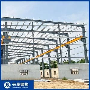 Customized Prefabricated Warehouse Workshop Hangar Factory Shed Steel Structure Building - Image 5
