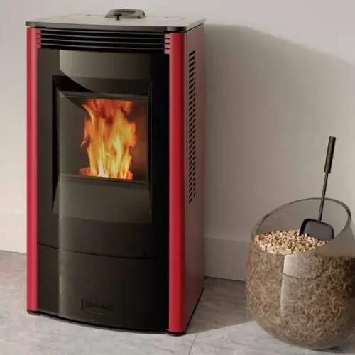 Durable Wood Pellet Stove Modern Heating Appliance Efficient Fuel Consumption Quiet Operation For Every Home - Image 4