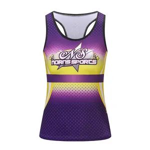 Wholesale Clothes High School Cheer Uniforms Dance Costumes Practice Tank Tops - Image 2