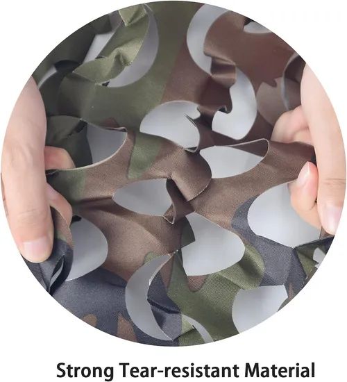Customizable Black Waterproof Camouflage Net for Diverse Outdoor Applications - Image 4