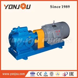 Three Screw Bitumen Asphalt Heat-Preserving Pump Origin China Model NO. LQ3G Specification CE Trademark YONJOU HS Code 841311000 - Image 1