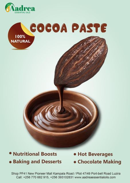 Cocoa Paste - 100% natural with no preservatives Origin Uganda Features No Preservatives, Vegan, Without Colourants - Image 3