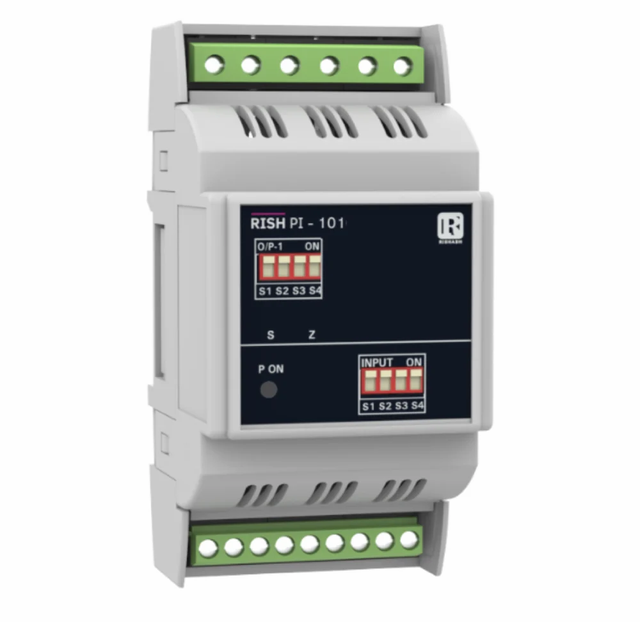 Horizontal 15mA RISH PI 101 Programmable Single output DC Isolator, For Signal Isolation - Image 1