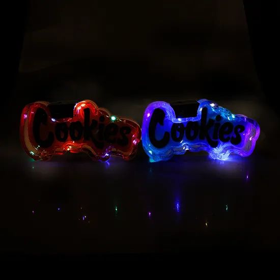 Cookies Shaped LED Ashtray Resin Material Cartoon Design Glow Ashtray - Image 4