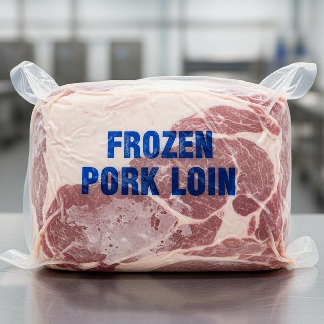 Frozen Pork Loin Thick Cut Pork Loin Strips 100% Fresh Meat For Food Service Export And Wholesale Trading - Image 1